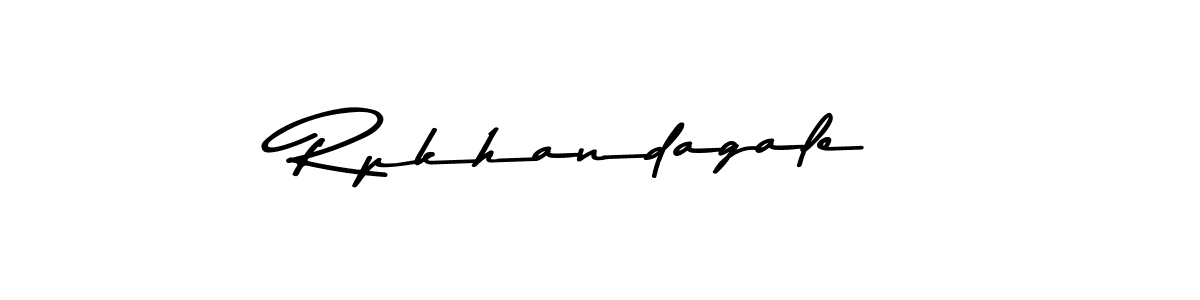 Similarly Asem Kandis PERSONAL USE is the best handwritten signature design. Signature creator online .You can use it as an online autograph creator for name Rpkhandagale. Rpkhandagale signature style 9 images and pictures png