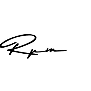 How to make Rpm signature? Asem Kandis PERSONAL USE is a professional autograph style. Create handwritten signature for Rpm name. Rpm signature style 9 images and pictures png