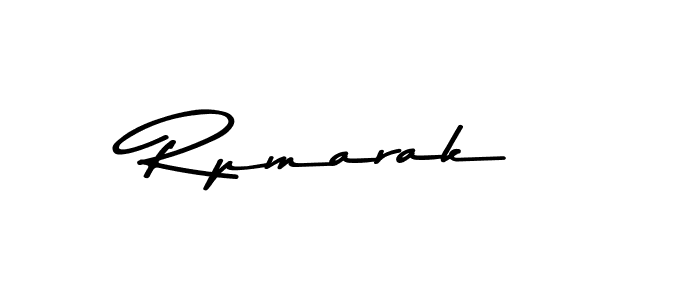 Create a beautiful signature design for name Rpmarak. With this signature (Asem Kandis PERSONAL USE) fonts, you can make a handwritten signature for free. Rpmarak signature style 9 images and pictures png