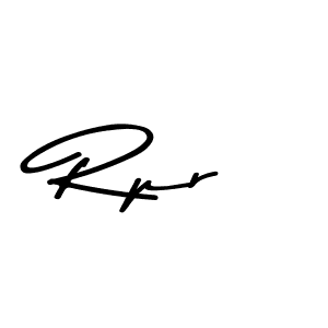 Create a beautiful signature design for name Rpr. With this signature (Asem Kandis PERSONAL USE) fonts, you can make a handwritten signature for free. Rpr signature style 9 images and pictures png