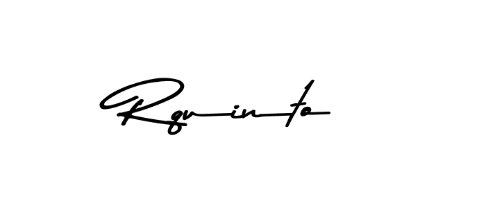 Design your own signature with our free online signature maker. With this signature software, you can create a handwritten (Asem Kandis PERSONAL USE) signature for name Rquinto. Rquinto signature style 9 images and pictures png