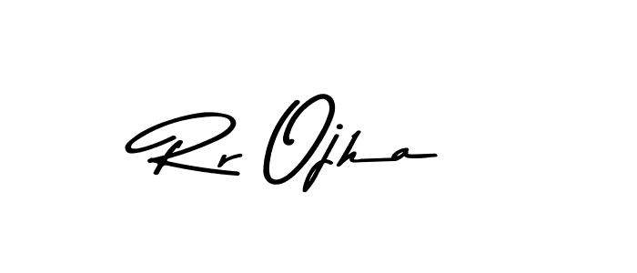 Rr Ojha stylish signature style. Best Handwritten Sign (Asem Kandis PERSONAL USE) for my name. Handwritten Signature Collection Ideas for my name Rr Ojha. Rr Ojha signature style 9 images and pictures png