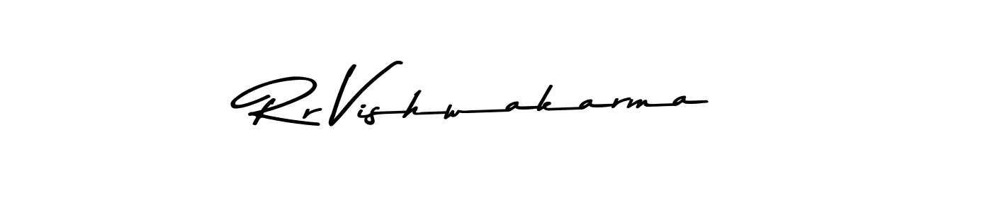 Design your own signature with our free online signature maker. With this signature software, you can create a handwritten (Asem Kandis PERSONAL USE) signature for name Rr Vishwakarma. Rr Vishwakarma signature style 9 images and pictures png