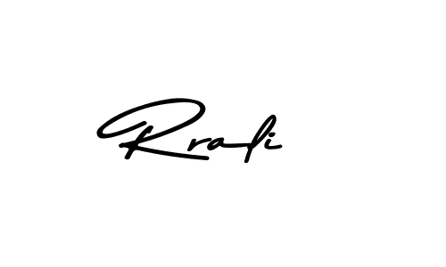 How to make Rrali signature? Asem Kandis PERSONAL USE is a professional autograph style. Create handwritten signature for Rrali name. Rrali signature style 9 images and pictures png