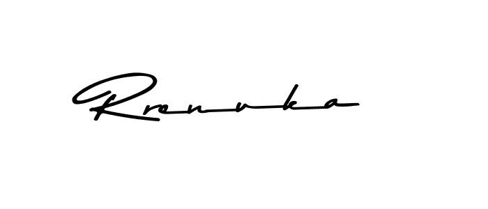 if you are searching for the best signature style for your name Rrenuka. so please give up your signature search. here we have designed multiple signature styles  using Asem Kandis PERSONAL USE. Rrenuka signature style 9 images and pictures png