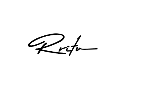 Make a beautiful signature design for name Rritu. With this signature (Asem Kandis PERSONAL USE) style, you can create a handwritten signature for free. Rritu signature style 9 images and pictures png