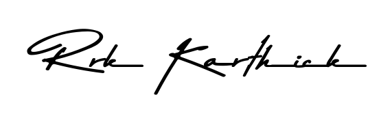 Express your personality with a custom Rrk Karthick signature crafted with Asem Kandis PERSONAL USE typography. Free transparent PNG download available. Rrk Karthick signature style 9 images and pictures png