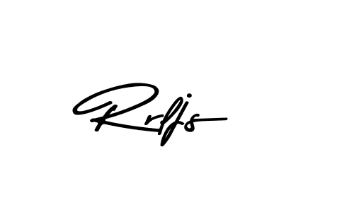 Rrljs stylish signature style. Best Handwritten Sign (Asem Kandis PERSONAL USE) for my name. Handwritten Signature Collection Ideas for my name Rrljs. Rrljs signature style 9 images and pictures png