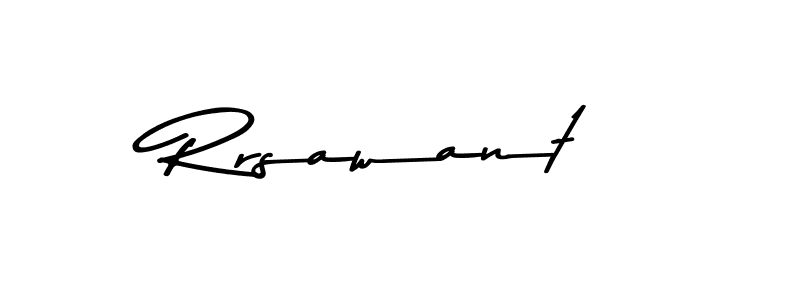 Create a beautiful signature design for name Rrsawant. With this signature (Asem Kandis PERSONAL USE) fonts, you can make a handwritten signature for free. Rrsawant signature style 9 images and pictures png