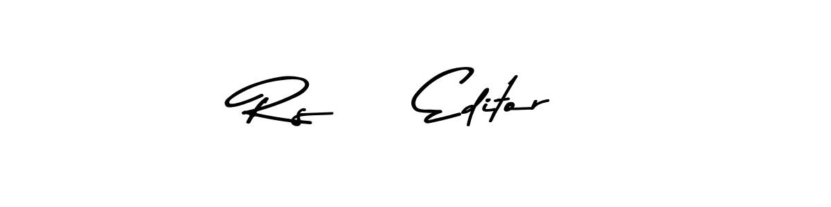 Use a signature maker to create a handwritten signature online. With this signature software, you can design (Asem Kandis PERSONAL USE) your own signature for name Rs    Editor. Rs    Editor signature style 9 images and pictures png