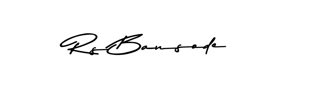 Make a short Rs Bansode signature style. Manage your documents anywhere anytime using Asem Kandis PERSONAL USE. Create and add eSignatures, submit forms, share and send files easily. Rs Bansode signature style 9 images and pictures png