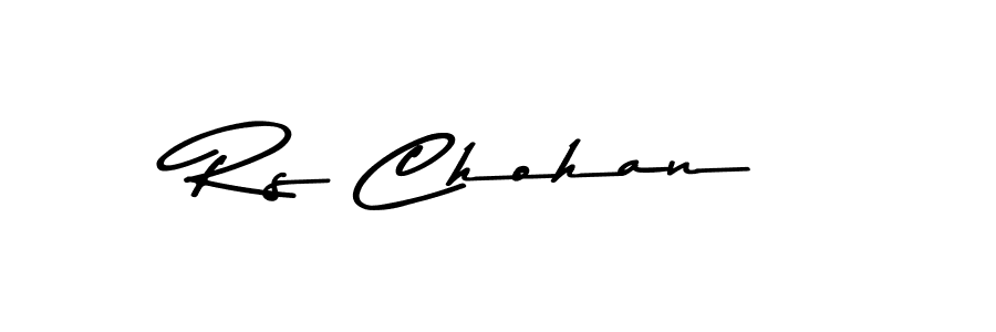 Make a beautiful signature design for name Rs Chohan. With this signature (Asem Kandis PERSONAL USE) style, you can create a handwritten signature for free. Rs Chohan signature style 9 images and pictures png