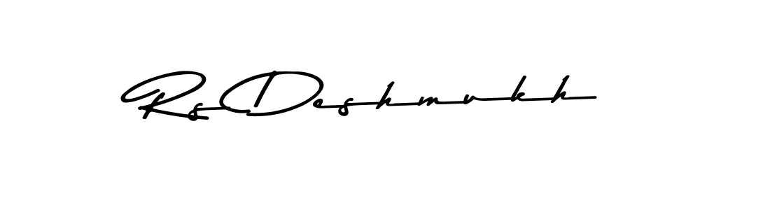 It looks lik you need a new signature style for name Rs Deshmukh. Design unique handwritten (Asem Kandis PERSONAL USE) signature with our free signature maker in just a few clicks. Rs Deshmukh signature style 9 images and pictures png