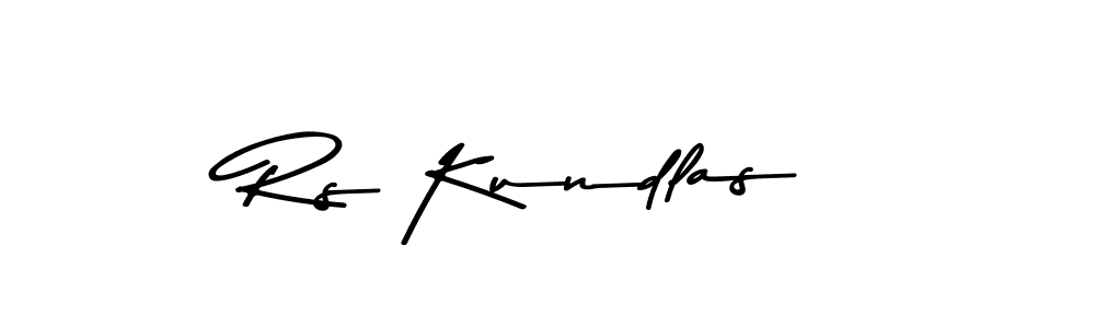 Make a beautiful signature design for name Rs Kundlas. With this signature (Asem Kandis PERSONAL USE) style, you can create a handwritten signature for free. Rs Kundlas signature style 9 images and pictures png