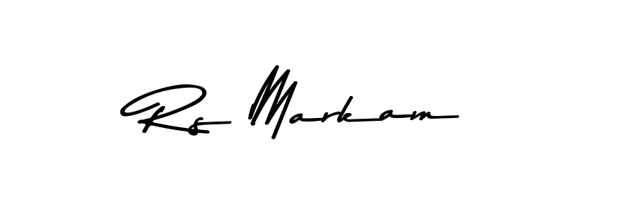 Make a short Rs Markam signature style. Manage your documents anywhere anytime using Asem Kandis PERSONAL USE. Create and add eSignatures, submit forms, share and send files easily. Rs Markam signature style 9 images and pictures png