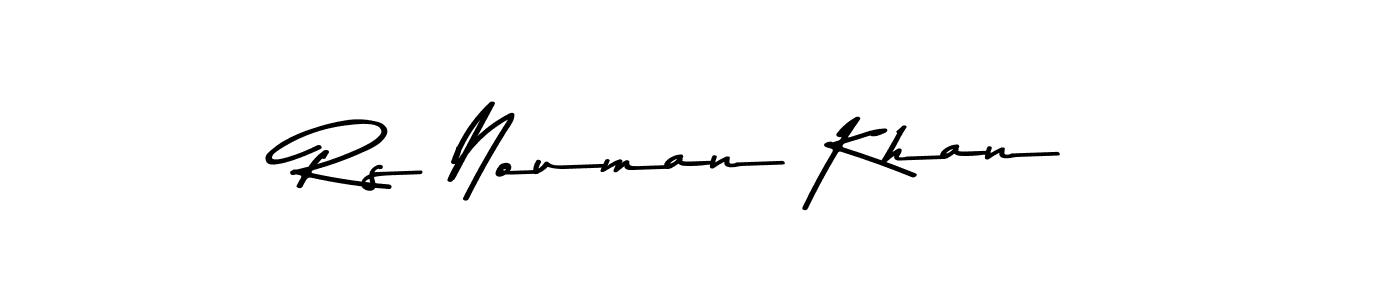 Also we have Rs Nouman Khan name is the best signature style. Create professional handwritten signature collection using Asem Kandis PERSONAL USE autograph style. Rs Nouman Khan signature style 9 images and pictures png
