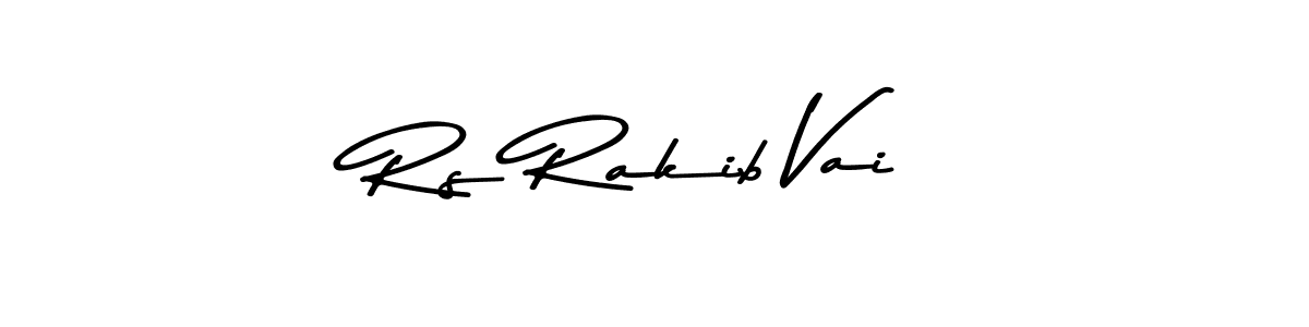 Rs Rakib Vai stylish signature style. Best Handwritten Sign (Asem Kandis PERSONAL USE) for my name. Handwritten Signature Collection Ideas for my name Rs Rakib Vai. Rs Rakib Vai signature style 9 images and pictures png