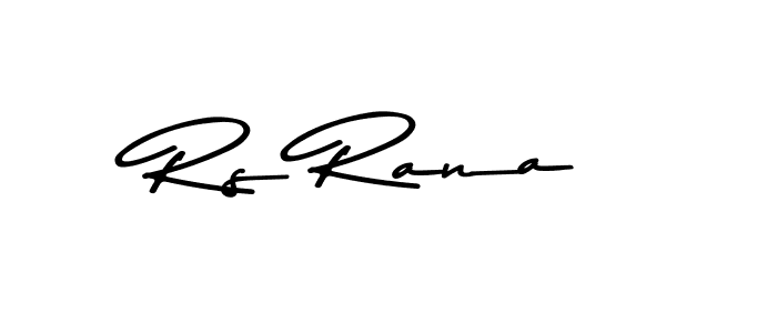 Rs Rana stylish signature style. Best Handwritten Sign (Asem Kandis PERSONAL USE) for my name. Handwritten Signature Collection Ideas for my name Rs Rana. Rs Rana signature style 9 images and pictures png