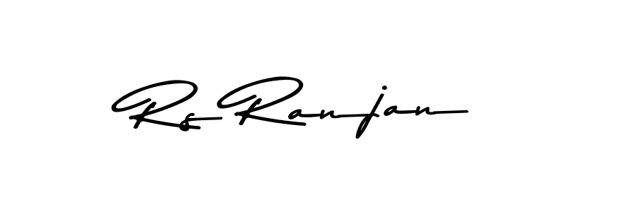 Design your own signature with our free online signature maker. With this signature software, you can create a handwritten (Asem Kandis PERSONAL USE) signature for name Rs Ranjan. Rs Ranjan signature style 9 images and pictures png