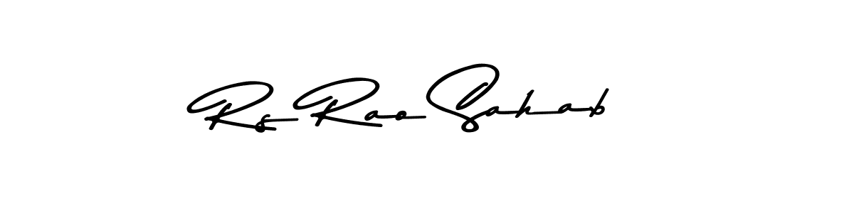 You should practise on your own different ways (Asem Kandis PERSONAL USE) to write your name (Rs Rao Sahab) in signature. don't let someone else do it for you. Rs Rao Sahab signature style 9 images and pictures png