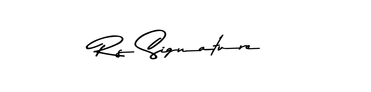 How to make Rs Signature signature? Asem Kandis PERSONAL USE is a professional autograph style. Create handwritten signature for Rs Signature name. Rs Signature signature style 9 images and pictures png