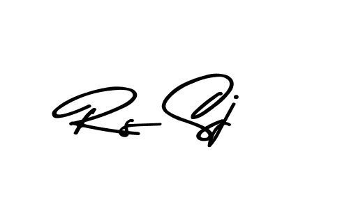 Also we have Rs Sj name is the best signature style. Create professional handwritten signature collection using Asem Kandis PERSONAL USE autograph style. Rs Sj signature style 9 images and pictures png