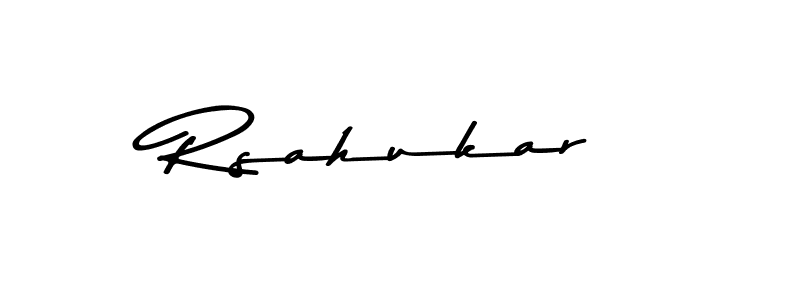 Use a signature maker to create a handwritten signature online. With this signature software, you can design (Asem Kandis PERSONAL USE) your own signature for name Rsahukar. Rsahukar signature style 9 images and pictures png