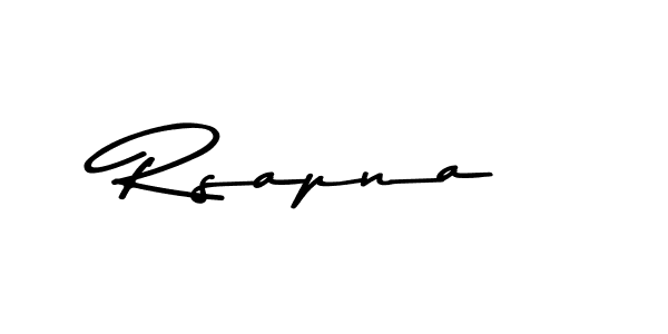 How to make Rsapna signature? Asem Kandis PERSONAL USE is a professional autograph style. Create handwritten signature for Rsapna name. Rsapna signature style 9 images and pictures png