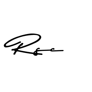 You should practise on your own different ways (Asem Kandis PERSONAL USE) to write your name (Rsc) in signature. don't let someone else do it for you. Rsc signature style 9 images and pictures png