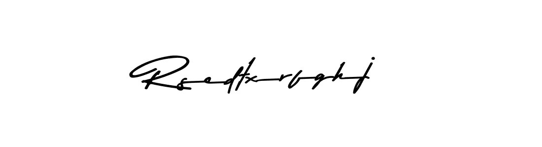 Rsedtxrfghj stylish signature style. Best Handwritten Sign (Asem Kandis PERSONAL USE) for my name. Handwritten Signature Collection Ideas for my name Rsedtxrfghj. Rsedtxrfghj signature style 9 images and pictures png