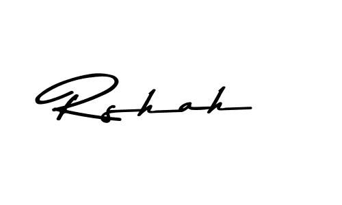 if you are searching for the best signature style for your name Rshah. so please give up your signature search. here we have designed multiple signature styles  using Asem Kandis PERSONAL USE. Rshah signature style 9 images and pictures png