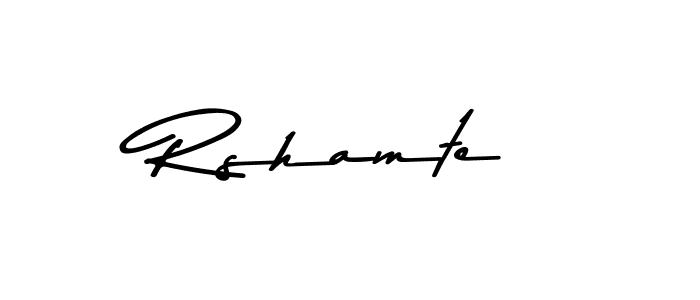 Also we have Rshamte name is the best signature style. Create professional handwritten signature collection using Asem Kandis PERSONAL USE autograph style. Rshamte signature style 9 images and pictures png