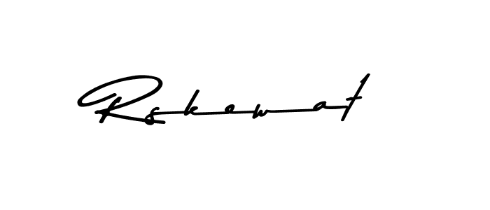 Make a beautiful signature design for name Rskewat. With this signature (Asem Kandis PERSONAL USE) style, you can create a handwritten signature for free. Rskewat signature style 9 images and pictures png