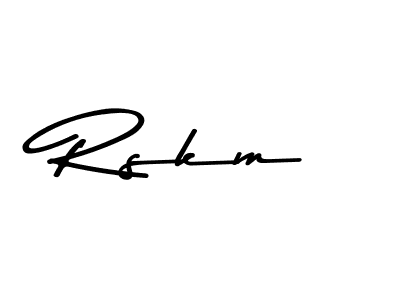 Make a short Rskm signature style. Manage your documents anywhere anytime using Asem Kandis PERSONAL USE. Create and add eSignatures, submit forms, share and send files easily. Rskm signature style 9 images and pictures png