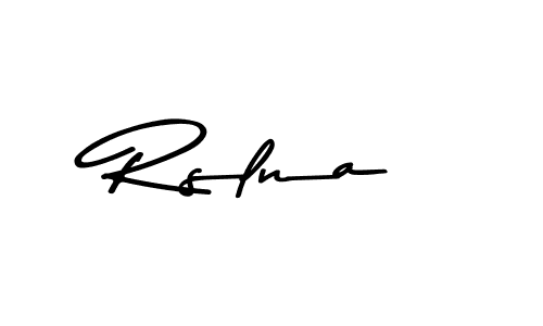 Similarly Asem Kandis PERSONAL USE is the best handwritten signature design. Signature creator online .You can use it as an online autograph creator for name Rslna. Rslna signature style 9 images and pictures png
