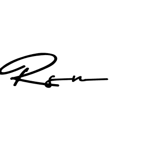 Once you've used our free online signature maker to create your best signature Asem Kandis PERSONAL USE style, it's time to enjoy all of the benefits that Rsn name signing documents. Rsn signature style 9 images and pictures png