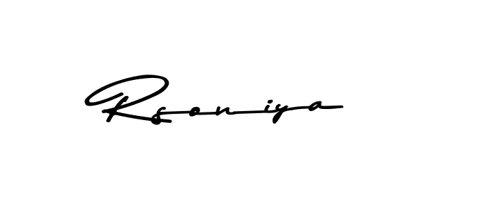 You should practise on your own different ways (Asem Kandis PERSONAL USE) to write your name (Rsoniya) in signature. don't let someone else do it for you. Rsoniya signature style 9 images and pictures png