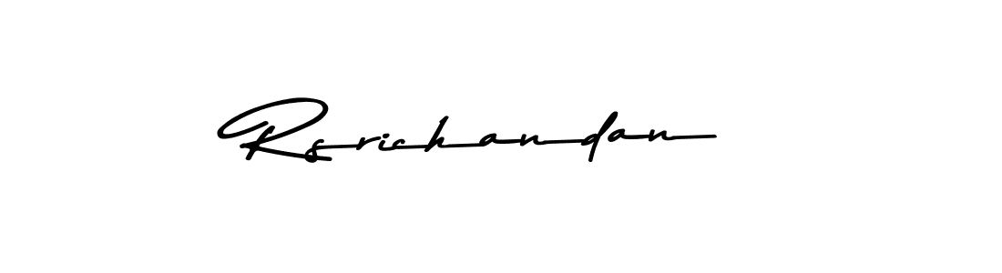 This is the best signature style for the Rsrichandan name. Also you like these signature font (Asem Kandis PERSONAL USE). Mix name signature. Rsrichandan signature style 9 images and pictures png