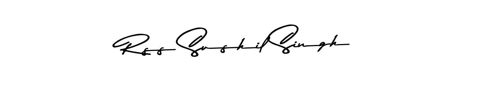 Also You can easily find your signature by using the search form. We will create Rss Sushil Singh name handwritten signature images for you free of cost using Asem Kandis PERSONAL USE sign style. Rss Sushil Singh signature style 9 images and pictures png