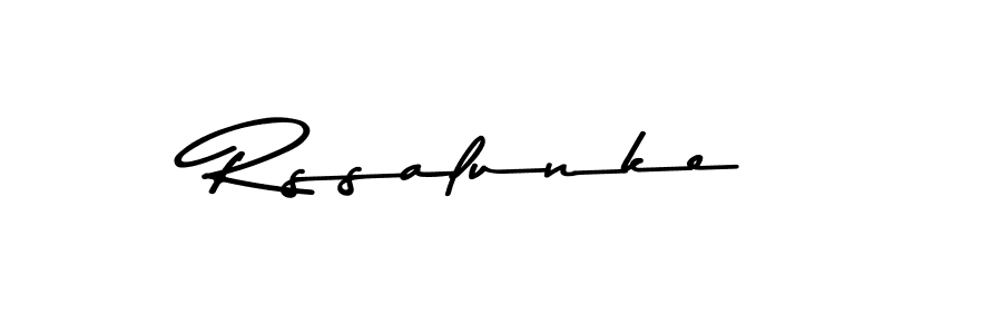 Similarly Asem Kandis PERSONAL USE is the best handwritten signature design. Signature creator online .You can use it as an online autograph creator for name Rssalunke. Rssalunke signature style 9 images and pictures png