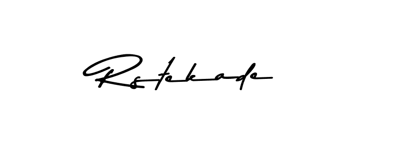 if you are searching for the best signature style for your name Rstekade. so please give up your signature search. here we have designed multiple signature styles  using Asem Kandis PERSONAL USE. Rstekade signature style 9 images and pictures png