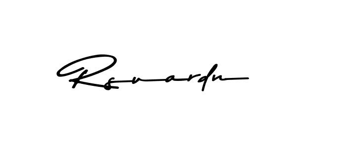 The best way (Asem Kandis PERSONAL USE) to make a short signature is to pick only two or three words in your name. The name Rsuardn include a total of six letters. For converting this name. Rsuardn signature style 9 images and pictures png