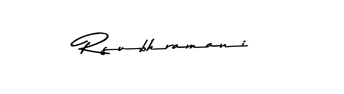 You can use this online signature creator to create a handwritten signature for the name Rsubhramani. This is the best online autograph maker. Rsubhramani signature style 9 images and pictures png