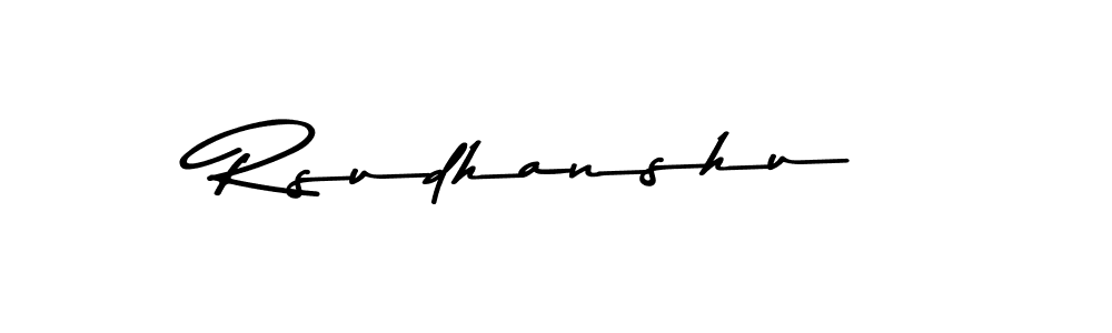 How to make Rsudhanshu signature? Asem Kandis PERSONAL USE is a professional autograph style. Create handwritten signature for Rsudhanshu name. Rsudhanshu signature style 9 images and pictures png