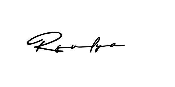 How to Draw Rsulya signature style? Asem Kandis PERSONAL USE is a latest design signature styles for name Rsulya. Rsulya signature style 9 images and pictures png