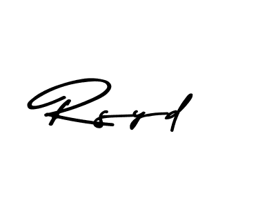 How to make Rsyd signature? Asem Kandis PERSONAL USE is a professional autograph style. Create handwritten signature for Rsyd name. Rsyd signature style 9 images and pictures png