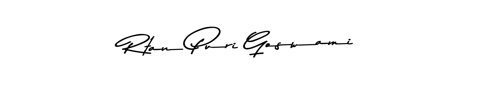 Similarly Asem Kandis PERSONAL USE is the best handwritten signature design. Signature creator online .You can use it as an online autograph creator for name Rtan Puri Goswami. Rtan Puri Goswami signature style 9 images and pictures png