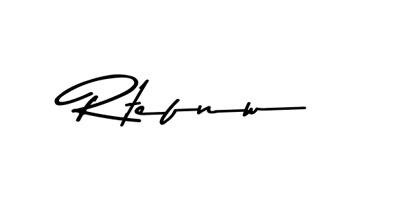 Use a signature maker to create a handwritten signature online. With this signature software, you can design (Asem Kandis PERSONAL USE) your own signature for name Rtefnw. Rtefnw signature style 9 images and pictures png