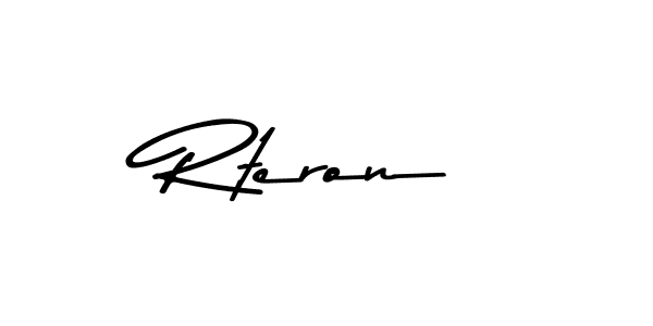 Asem Kandis PERSONAL USE is a professional signature style that is perfect for those who want to add a touch of class to their signature. It is also a great choice for those who want to make their signature more unique. Get Rteron name to fancy signature for free. Rteron signature style 9 images and pictures png