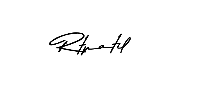 if you are searching for the best signature style for your name Rtpatil. so please give up your signature search. here we have designed multiple signature styles  using Asem Kandis PERSONAL USE. Rtpatil signature style 9 images and pictures png